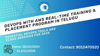 DevOps with AWS: Real-Time Training & Placement Program | Contact 9010470520