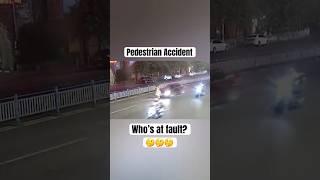 Shocking Pedestrian Accident: Who's at Fault? #shorts #personalinjuryattorney #collision #carcrash