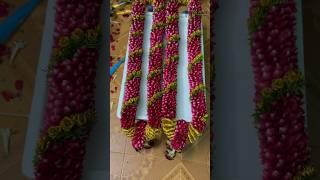 Dm For Premium Garlands @Poovilaa #viral #wedding #garland #flowers #templedecoration