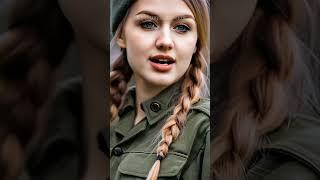 Proud Female Military Officer Singing KATYUSHA #proudfemalemilitary