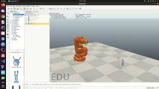 Coppelia Sim (V-REP) Kuka robot gripper  Attach