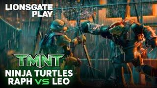 Raph vs Leo | Teenage Mutant Ninja Turtles | Chris Evans | Fight Scene @lionsgateplay