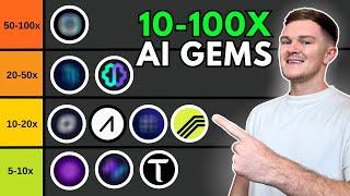 Top 10 AI Crypto Altcoins With 10-100x Potential! (Tier Based Rankings)