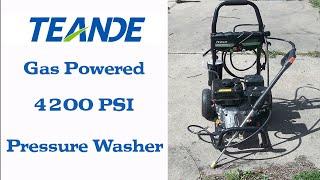 Product Review: TEANDE 4200 PSI Gas Powered Pressure Washer