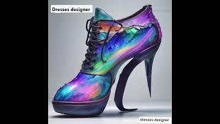 Unique heel designs #designerfrock #heels #shorts #dress #shoes #ladies #ladiesfashion