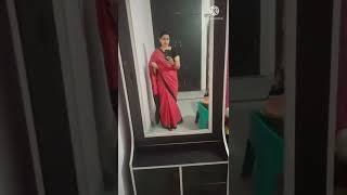 new  saree design || nitya's mom ||#nitya #shorts #sareedesign #saree