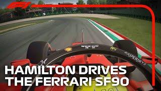 Lewis Hamilton Drives the Ferrari SF90 at Imola! | Assetto Corsa