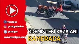 ÖDEMİŞ'TEKİ KAZA ANI KAMERADA