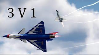 J-10 Dogfight | 3 V 1