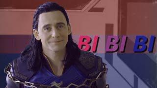 loki laufeyson • BI BI BI [happy pride month ️‍ ]