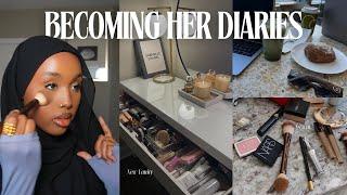 VLOG | Romanticizing the hard days... New Vanity, Coffee Date, Mini Makeup Tutorial