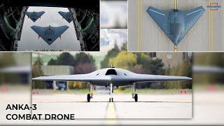 TAI has Revealed Technical Futures of ANKA-3 Stealth Unmanned Combat Aerial Vehicle