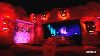 Indoor Coaster Mayan Temple Dark Ride | Huracan at Bellewaede Theme Park 2024