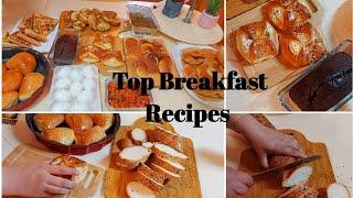 7 Healthy Appetizing Breakfast Recipes | Short time Breakfast recipe | Syed Maria's kitchen