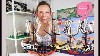 Lego® 6289 Red Beard Runner, Piratenschiff, 7 Piraten, Hai, Affe und Papagei - hier ist alles dabei!