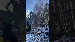 Строительство дорог #спецтехника #excavator #строительстводорог #трактор #экскаватор