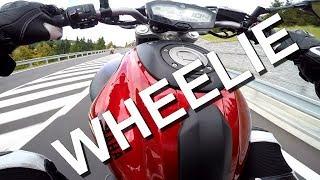 WHEELIE - Yamaha MT/FZ 07 - Akrapovic exhaust- Best fun bike EVER