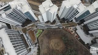도심역 한양수자인 리버파인 드론 촬영 영상