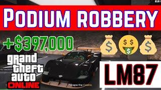 Salvage Yard Podium Robbery: How I made $397,000 (GTA Online Money Guide)