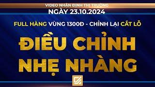 Chứng khoán ngày 23/10/2024: Full hàng vùng 1300đ - Lại cắt lỗ - Điều chỉnh nhẹ nhàng