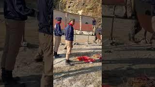 Firing Range e  Firing  target settlement 🫡 #police #wbp #shots #army #training #akm #viral