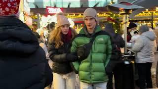 Walk in Distillery Market Toronto Canada. #christmas #distillery #newyear #travel #christmastree