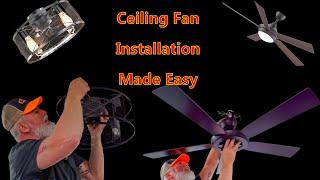 Install a 52” Ceiling Fan Easily for the DIYer in 2024 #ceilingfaninstallation #ceilingfanrepairing