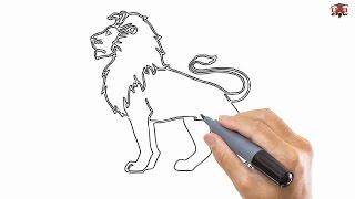 How to Draw a Lion: Drawing by UCIDraw