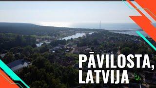 Вид с птичьего полёта - Pāvilosta, Latvija