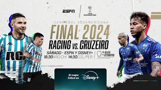 Racing VS. Cruzeiro - CONMEBOL Sudamericana 2024 - FINAL - ESPN/Disney+ PROMO2