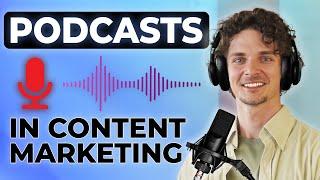 How to Use Podcasts  in Your Content Marketing Strategy ️