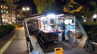 男ひとり深夜の屋台ラーメン職人！日本の素晴らしい屋台プロセス３選丨Japanese Street Food