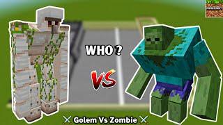 Mutant IRON Golem Vs Mutant Zombie Dengerous Battle In Minecraft