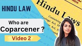 Joint Hindu Family ||  Coparcener |  #golegal