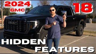 18 Hidden Features, 2024 GMC HD Sierra