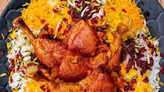 How to cook zereshk Polo with delicious Iranian chicken? زرشک پلو با مرغ 