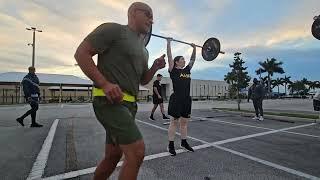 Morning PT with SgtMaj Rodriguez