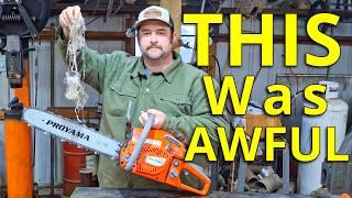 This Chainsaw Required a Lot of Work