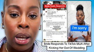 Bride Responds To TikTok MUA After Kicking Her Out Of Wedding