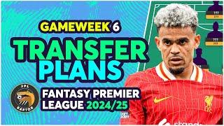 TIME TO WILDCARD?  | FPL GAMEWEEK 6 TRANSFER PLANS | Fantasy Premier League Tips 2024/25