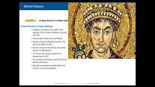 UNIT 2 LESSON 6 - BYZANTINE EMPIRE