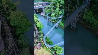 Follow the drone camera to visit Nanpu Creek, a secluded paradise hidden in the mountains #travel