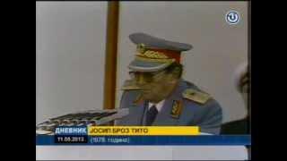 Marshal Josip Broz Tito Govori  Uzivo 1978 Godine Bitka na Neretvi Marshal Speaks Live Last Time JBT