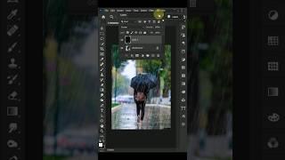 Create a fake rain effect in Photoshop