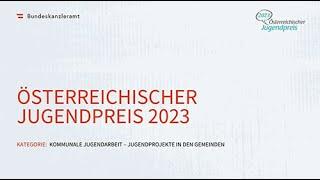 Kategorie „Kommunale Jugendarbeit – Jugendprojekte in den Gemeinden“ 2023