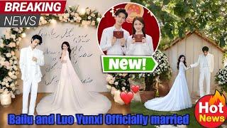 Captivating Love Story: Bailu and Luo Yunxi's Real-Life Marriage Pictures Go Viral!