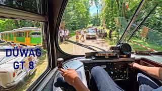 Verkehrschaos am Oldtimertag | Mitfahrt im Straßenbahnmuseum | DÜWAG GT8