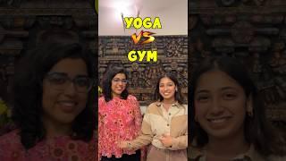 GYM v/s YOGA‍️ #trending #exercise #shorts