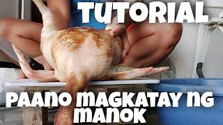 Paano magkatay ng manok || how to butcher a chicken || cutting skills || Onad Tv