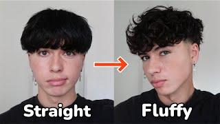 how I style my hair - fluffy fringe